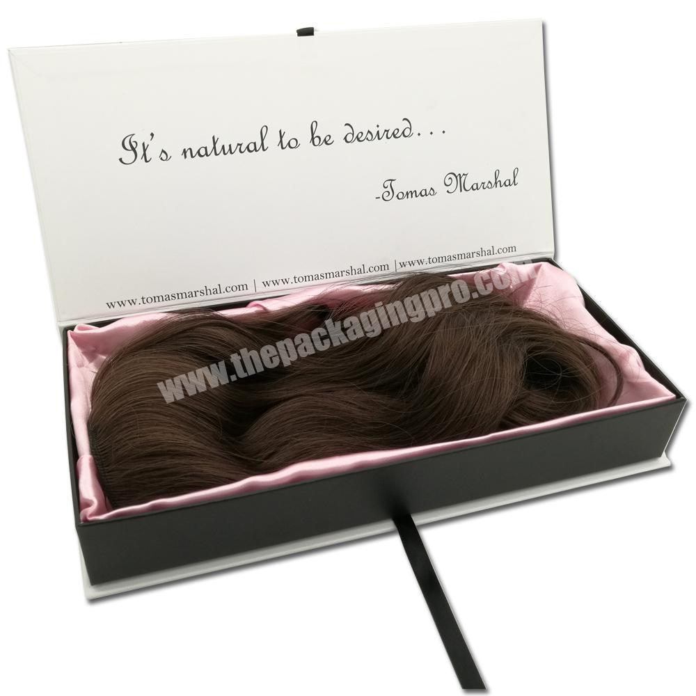 Custom luxury weave virgin extension packaging hair