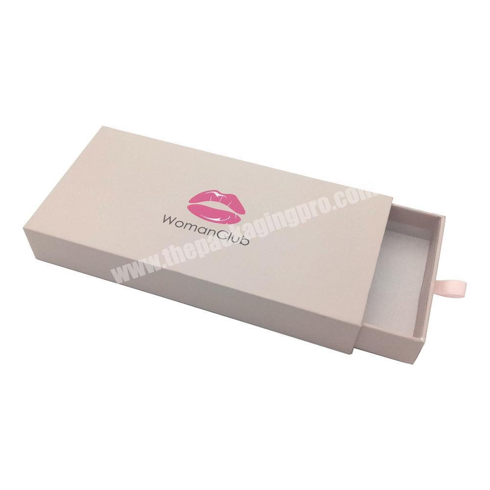 Custom printed gift paper lip gloss boxes packaging