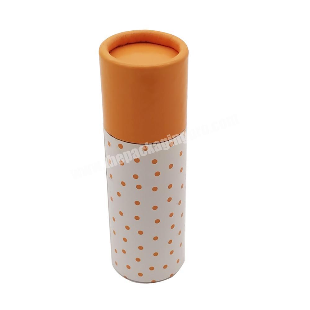 Custom recycled cylinder tube boxes cardboard packaging