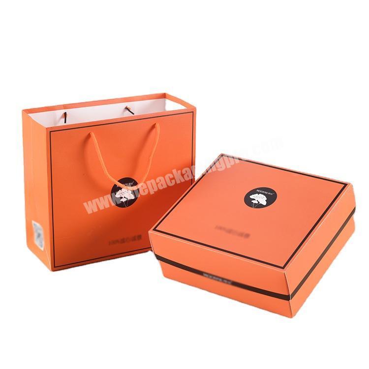 Customized Luxury Printed Logo Gift Set Paper Bag And Packaging Box