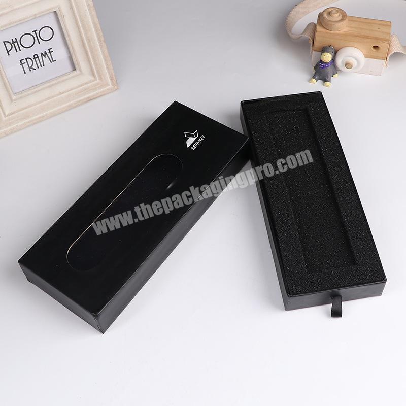 Customized Paper Cardboard Drawer Sliding Gift Packaging Boxes With Window