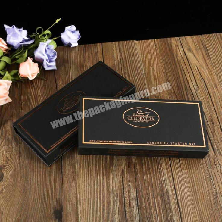 Customized Printing Logo Luxury Gold Stamp Magnetic Paper Packaging Gift Box