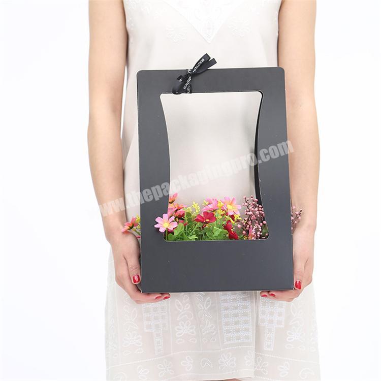 Eco-friendlyhigh quality carry paper flower bags