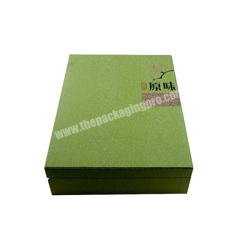 Embossing Paper Gold Stamping Custom Cardboard Tea Gift Packaging Box