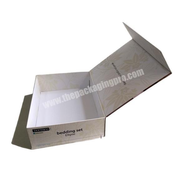 Factory Direct Fashionable Looking Paper Board Packaging Box For Bedding