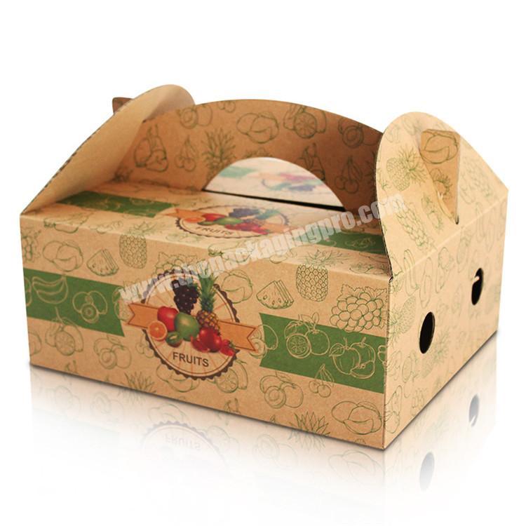 Farm Fresh Factory Price Custom  Wax Produce Box For Vegetable And Fruit