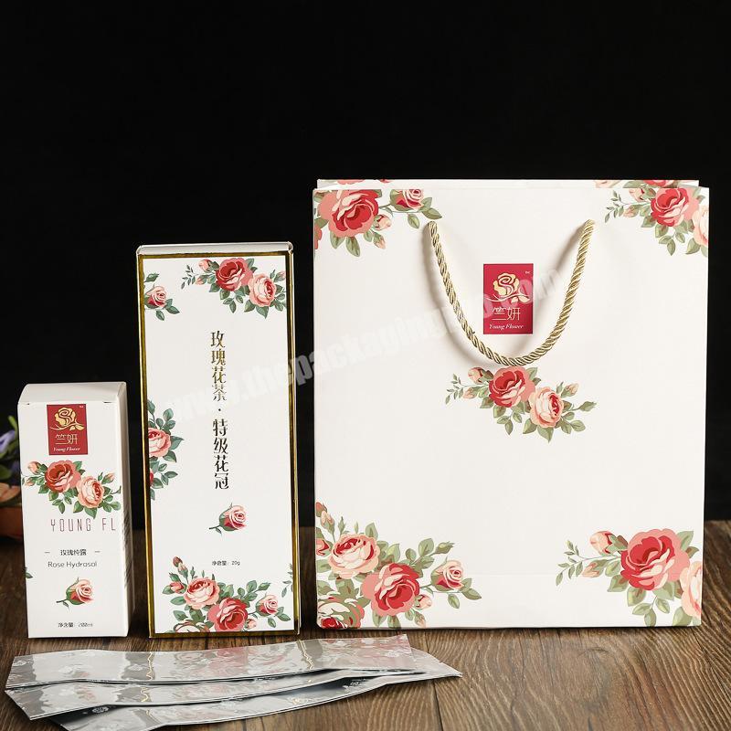 Good-quality Custom Logo Small Tea Products Packaging 350g White Card Box