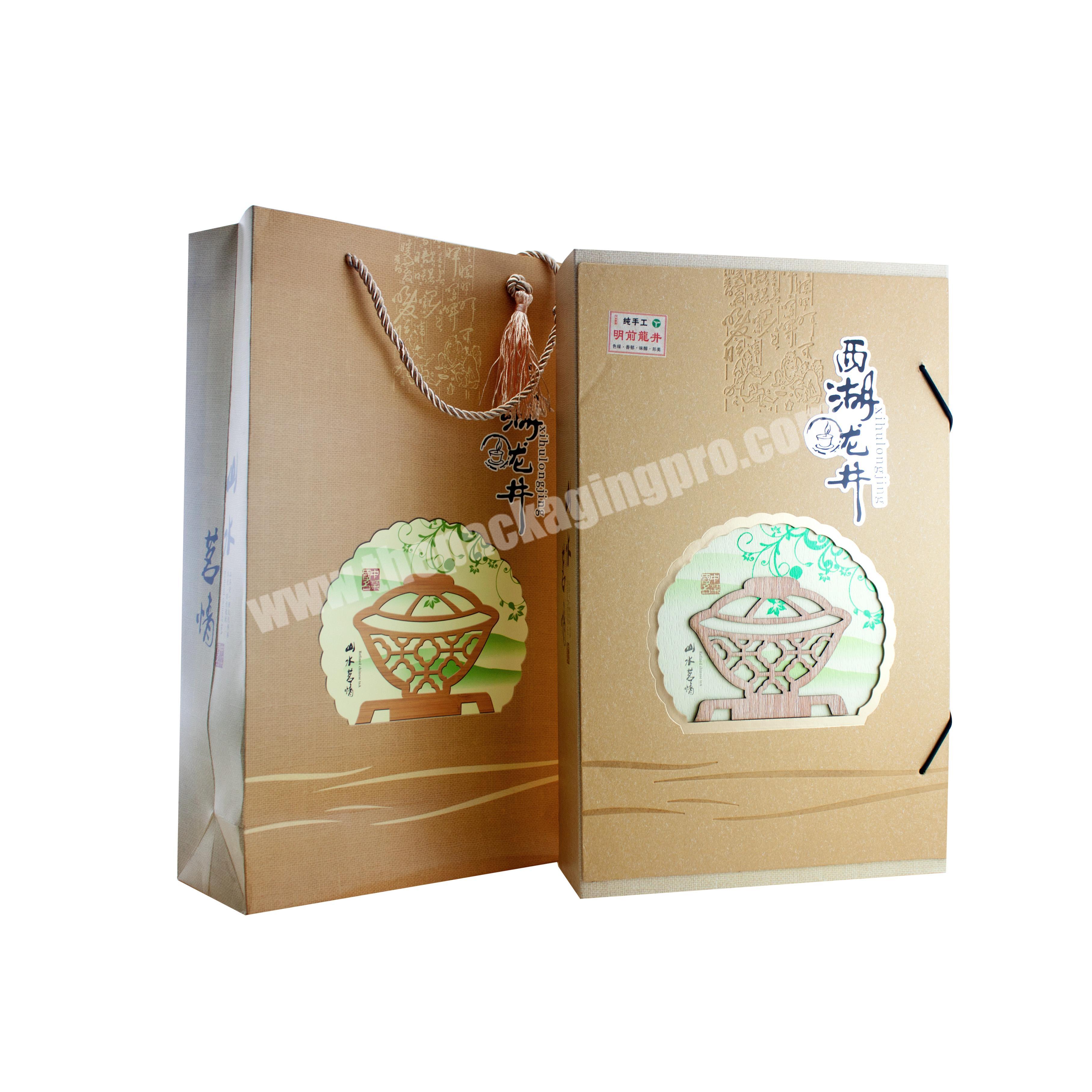 High Quality Book Shaped Tea Cardboard Box Packaging For Tea