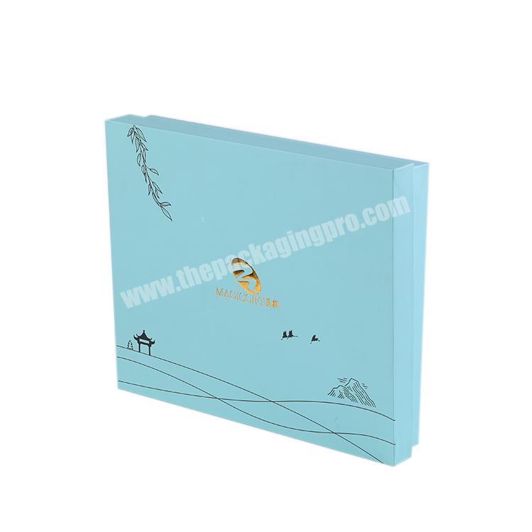 High Quality Customized Design Gold Foil Garment Paper Packing Box For Clothing