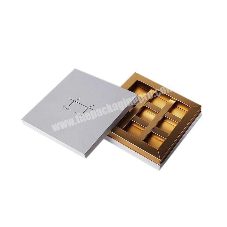 High Quality Factory Custom White Padded Chocolate Box Paper, Chocolate Box Paper Craft With Soft Touch Pape