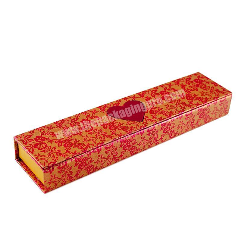 High Quality Printed Logo Fashion Pencil Case Gift Paper Packaging Boxes