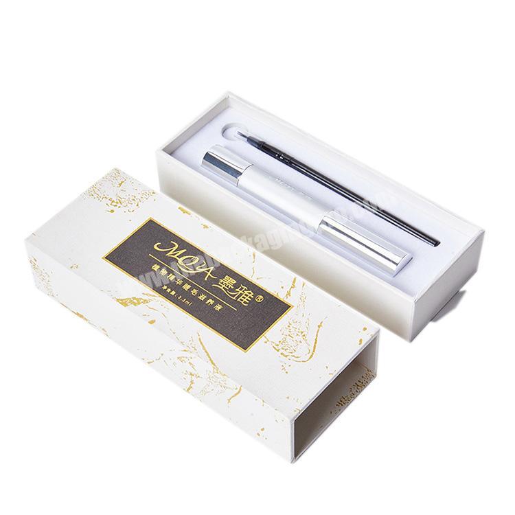 High end eyelash packaging box paper,paper hard shopping box for eyelash growth liquid