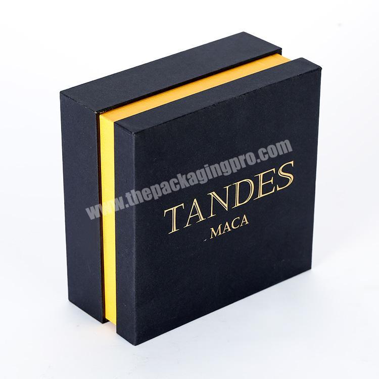 High-quality Luxury Customized Jewelry  Products Cardboard Packaging Boxes With Gold Foil Print For Gift