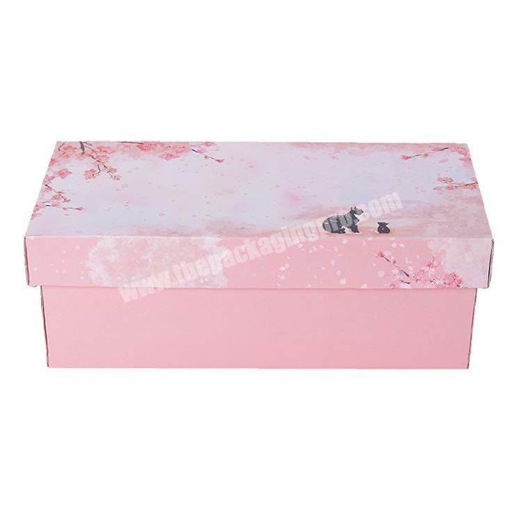 High quality long paper candy box,paper gift box with lid