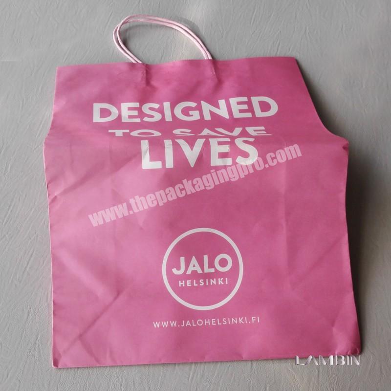 Hot Selling Gift Custom Print Colorful Kraft Paper Bags For Garments