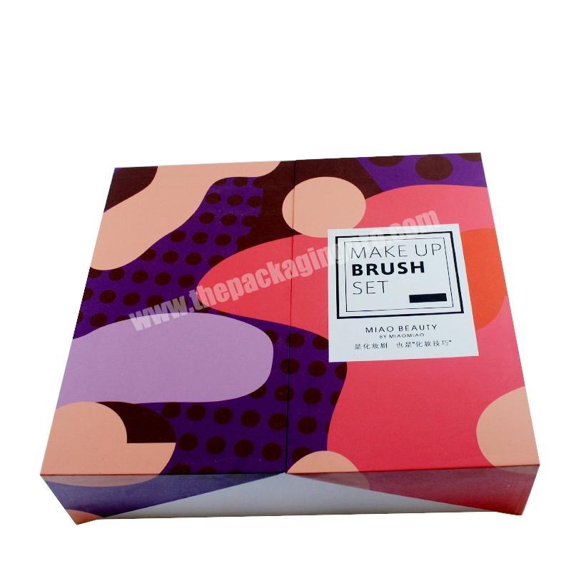 Hotsale Luxury Custom Lovely Wedding Makeup Clamshell Paper Packaging Box