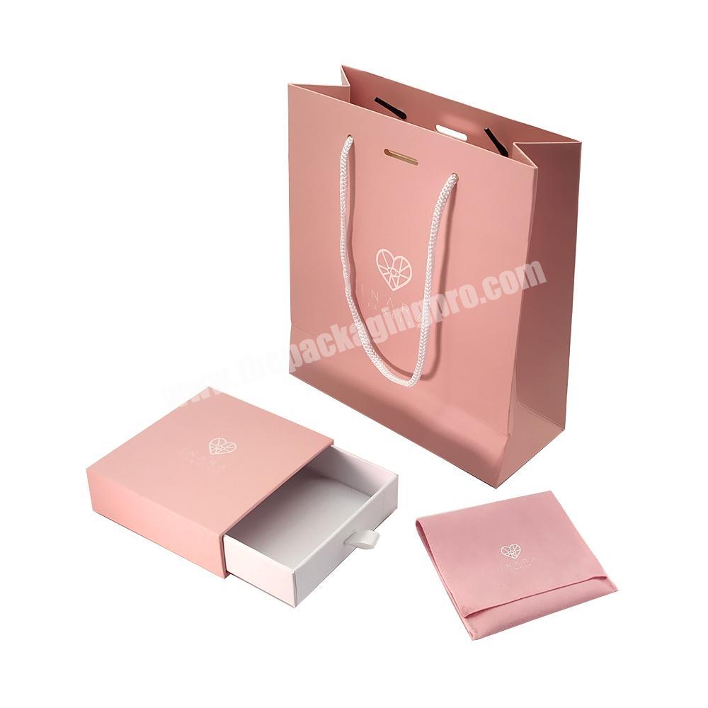 Jewellery packaging jewelry paper bag for jewelry