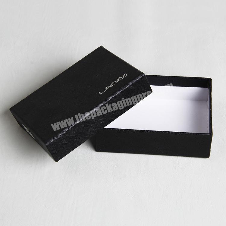 Low Moq Custom Embossed Paperboard Packaging Box With Silver Stamping For Lights