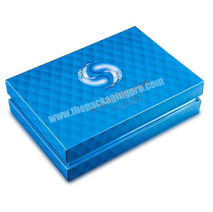 Manufacturer Custom Logo Paper Cosmetics Packaging Box With Top And Bottom Lid