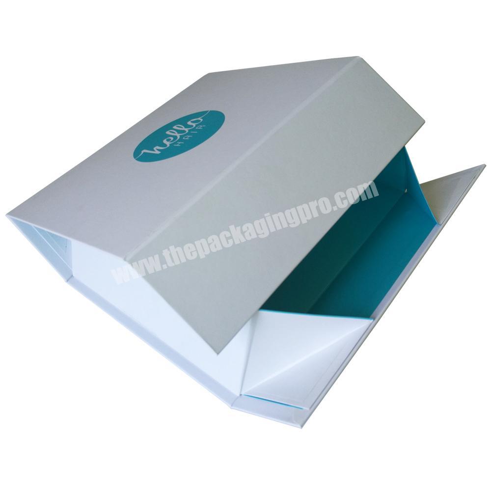 OEM custom hard cardboard folded gift box printing factory from China