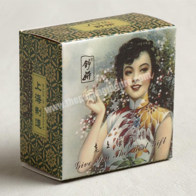 Old Shanghai Solid Perfume Brand And Reverting To Old Ways Printing Paper Case For Intellectual Woman