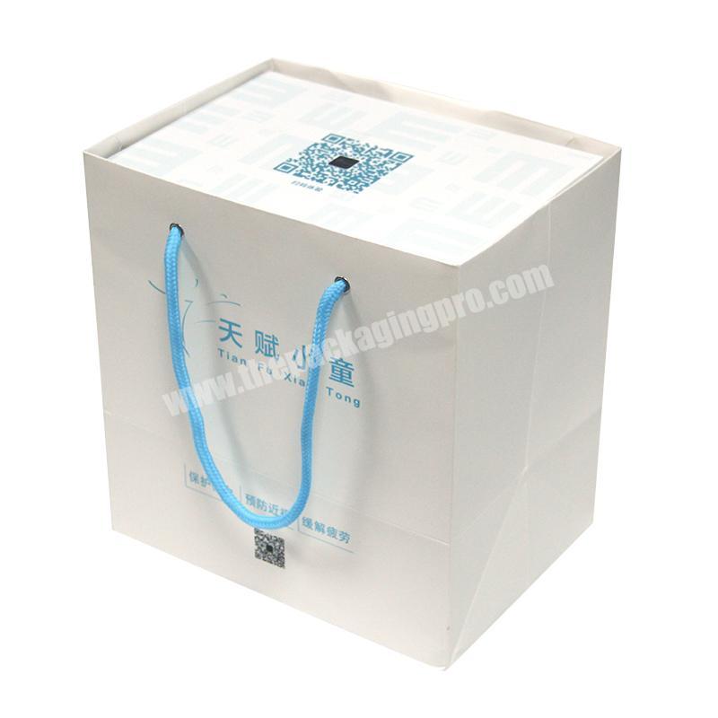 Portable drawer box with shopping bag