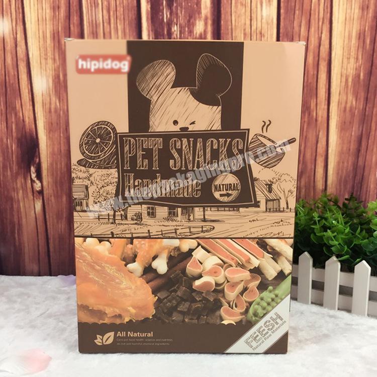Professional Custom Printed Corrugated Foldable Cardboard Packaging Box For Pet Food
