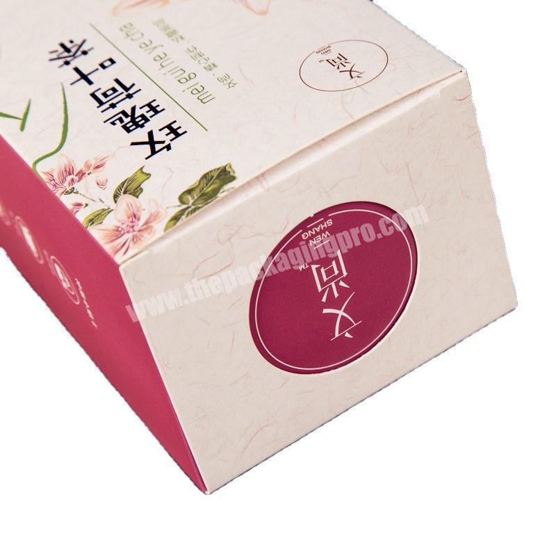Professional Manufacturers Direct Sales New Series Scented Tea Packaging Box Food Color Box
