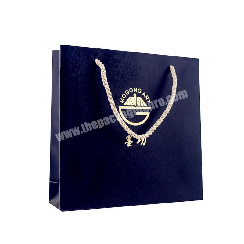 Promotional Luxury Custom Printed Jewelry Gift Shopping Paper Bags