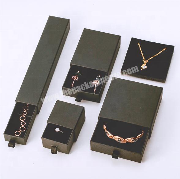Wholesale Different Size Stock Kraft Paper Jewelry Packaging Drawer Box, White Drawer Box