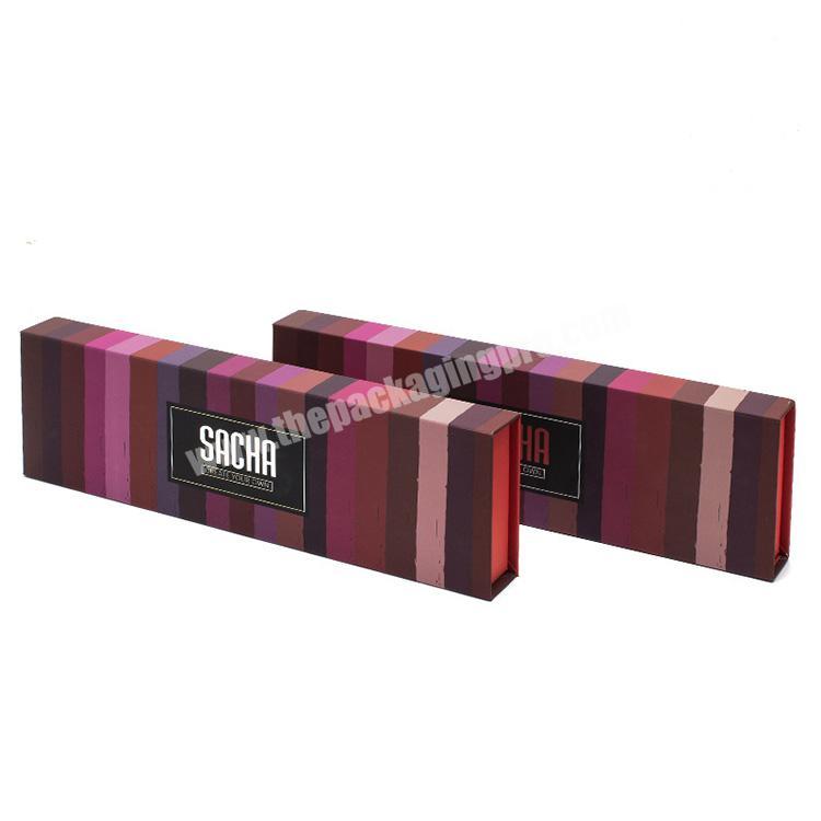 Wholesale Foldable paper lipstick box christmas ,box display paper with lid