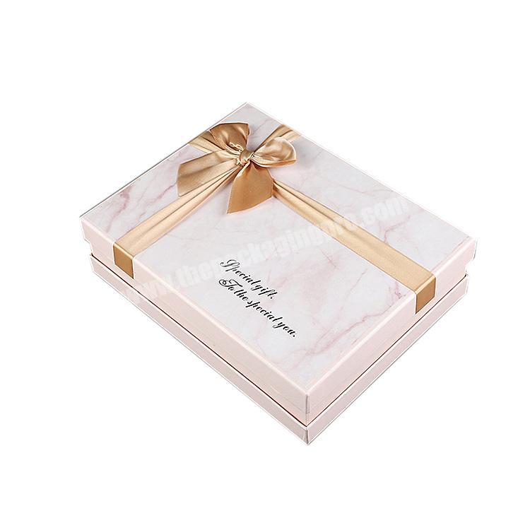 Wholesale Gift Box Customized Logo Design With Silk Puller Hand Silk Scarf Product Paper Packaging Box For Cosmetics Gift