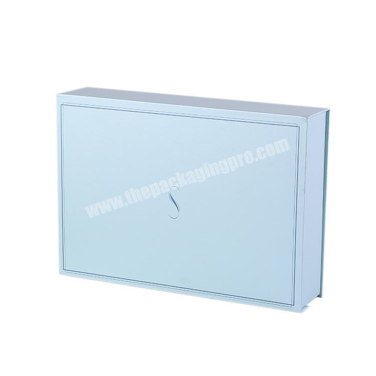 Wholesale High Quality Customized  Logo Special Paper With Book type flip Gift Box With Lining