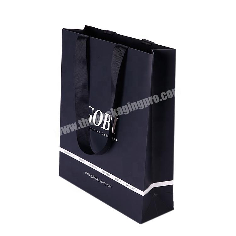 Wholesale High Quality Luxury Custom Gift Paper Bag Shopping Bag With Handle Hot Sale Products