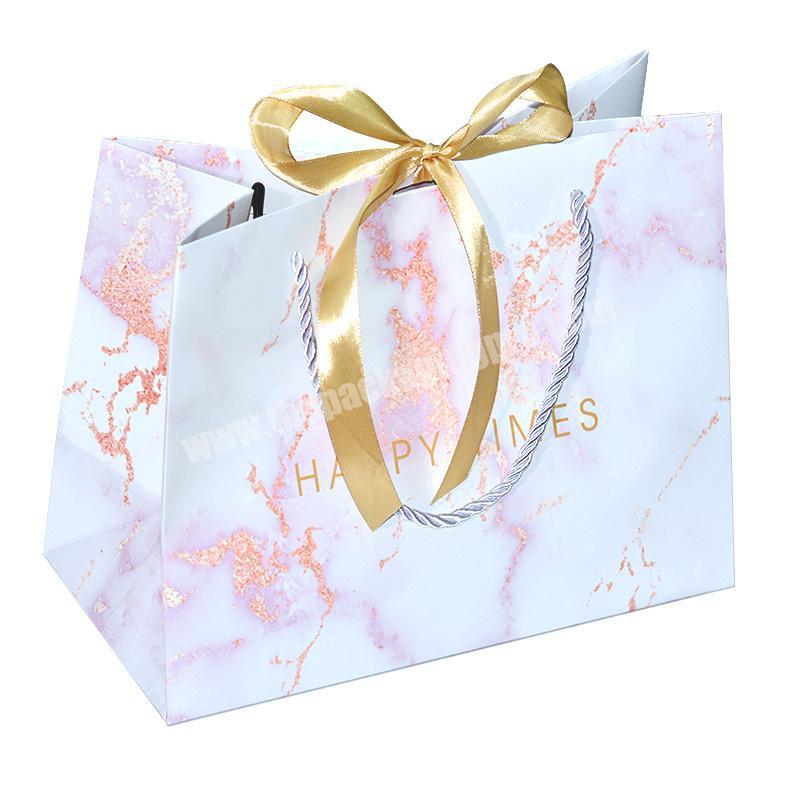 Wholesale custom logo luxury paper gift bag
