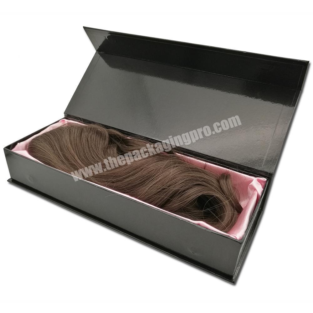 Wholesale extension weave logo custom hair packaging boxes