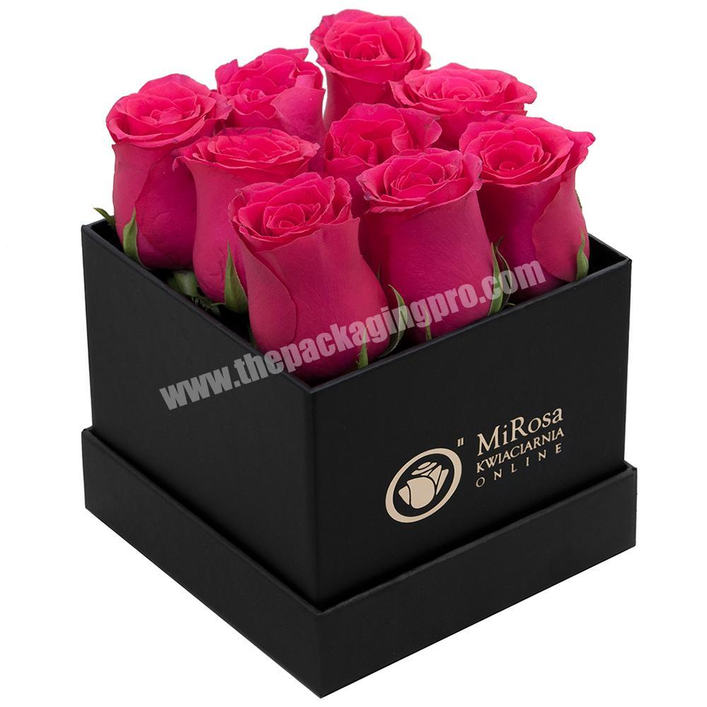 Wholesale luxury packaging hat cardboard gift flowerbox
