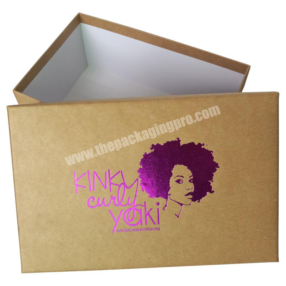 custom made kraft paper perfume packing box gift wrap with best price