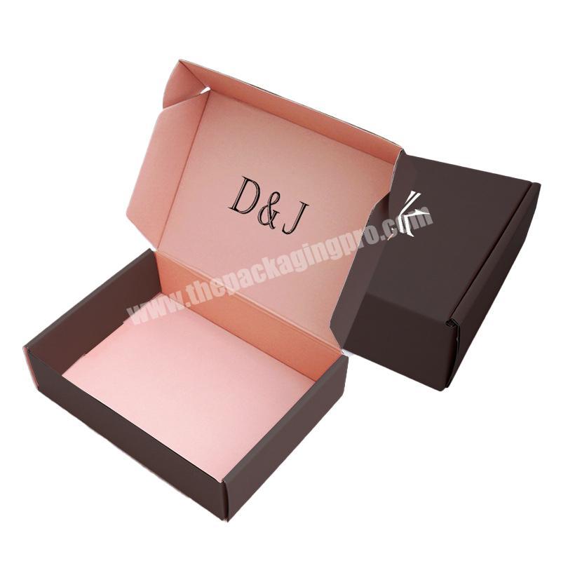 new Color airplane box logo customized corrugated packaging with special hard black spot general
