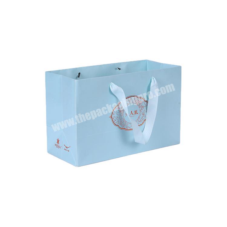 new High Quality Custom Logo Paper Gift Packing Bag With Special Paper For Gift