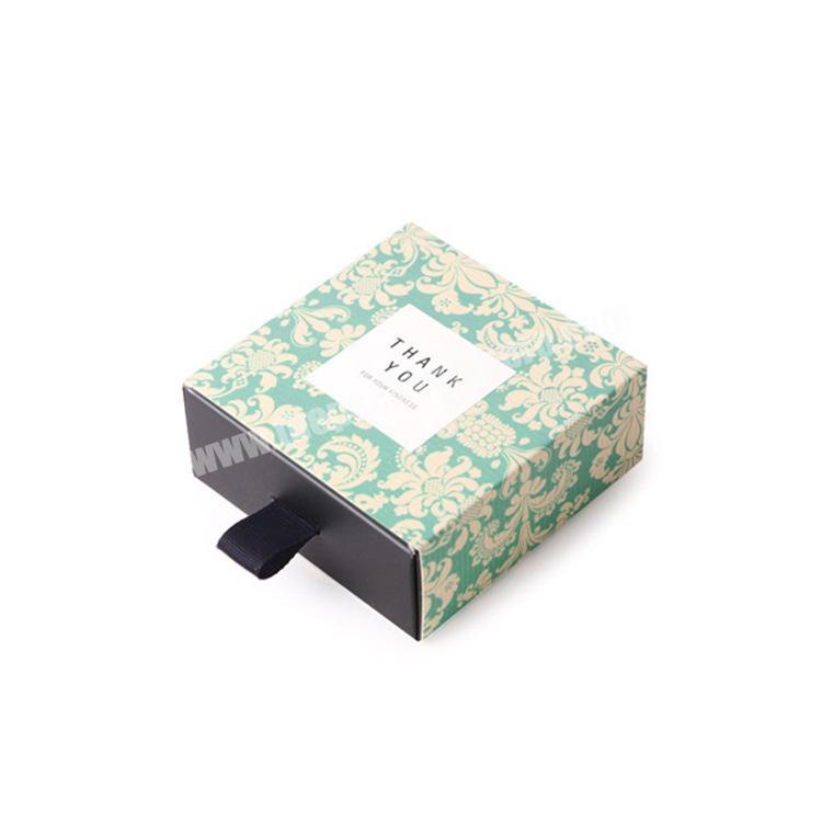 new Retro rectangular kraft paper tea drawer carton packing box in stock