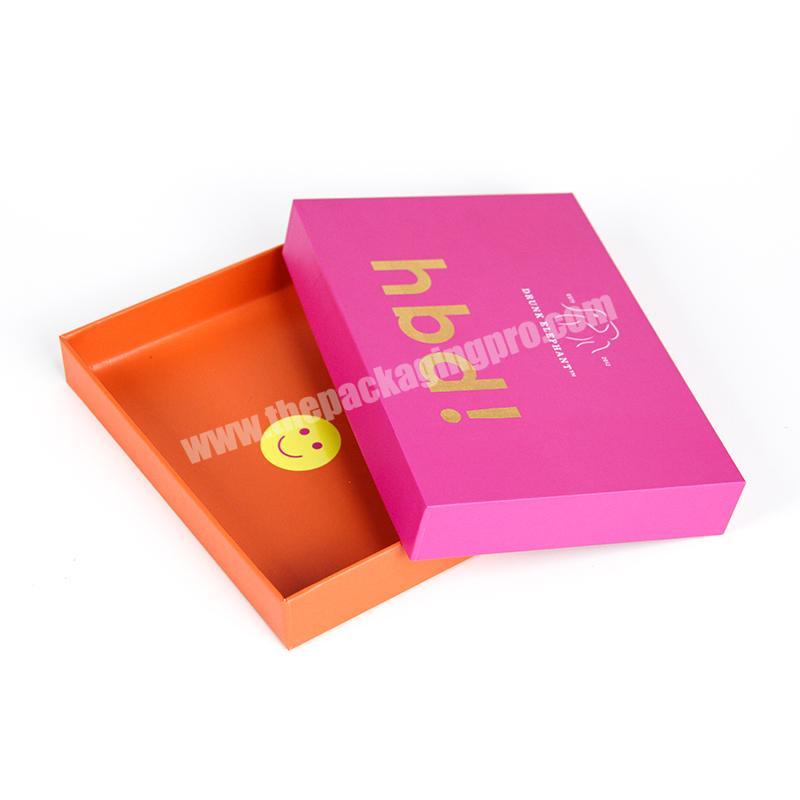 printing custom square white cardboard gift box lids and high glossy white cardboard boxes packaging