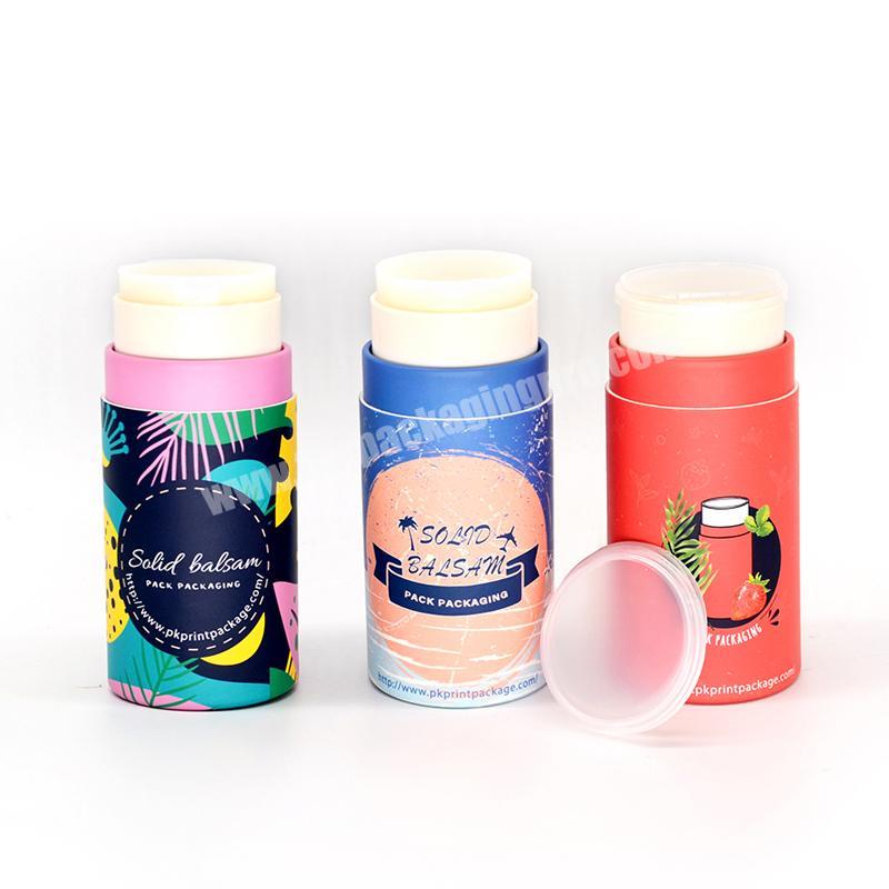 0.5oz 100% biodegradable packaging cardboard push up deodorant stick container paper tube