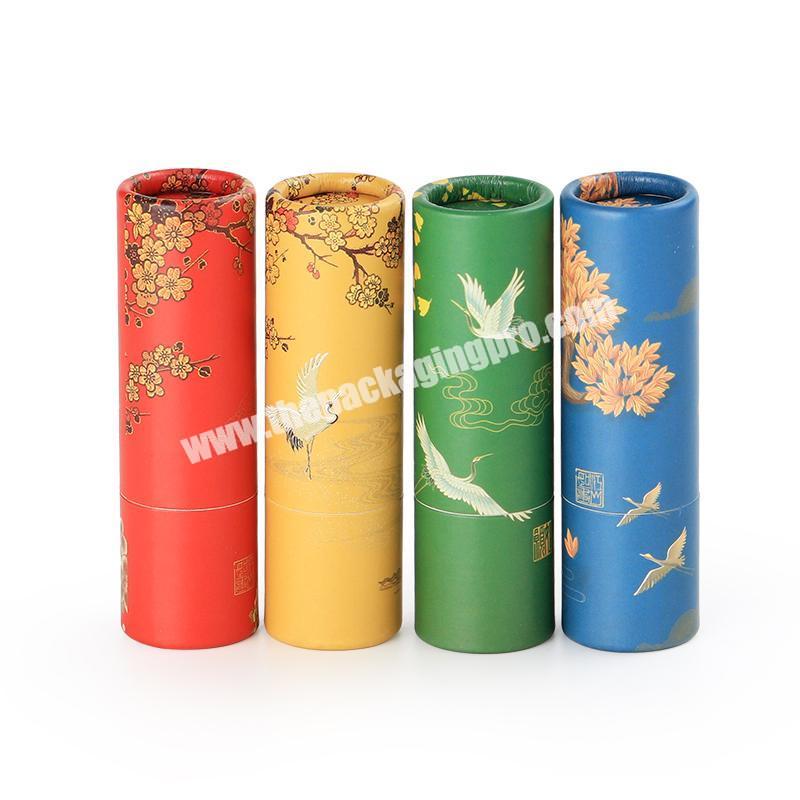 empty paper lipstick tube cosmetic containers recycled cardboard packaging tube for lip balm