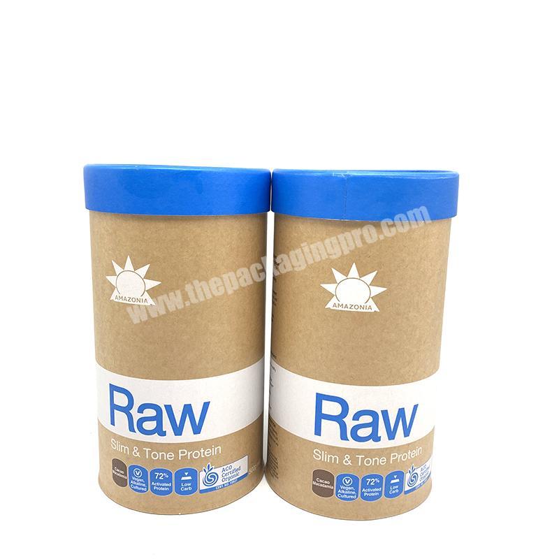 100% biodegradable kraft paper push up tubes deodorant containers packaging