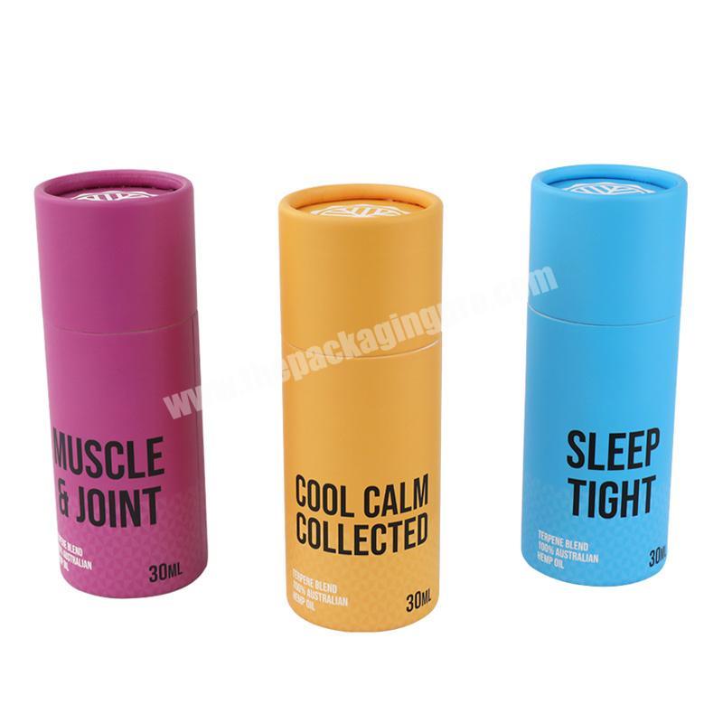 100% biodegradable recyclable compostable eco friendly containers paper tube for lip balm packing