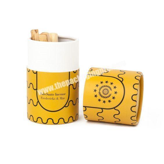 100% recycalble paper tube packaging for incense stick kraft paper tube with custom printed