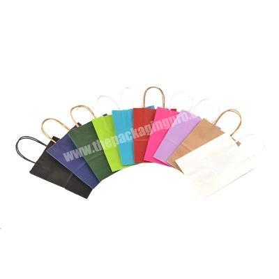 100% recyclable custom color logo printed mini kraft bags