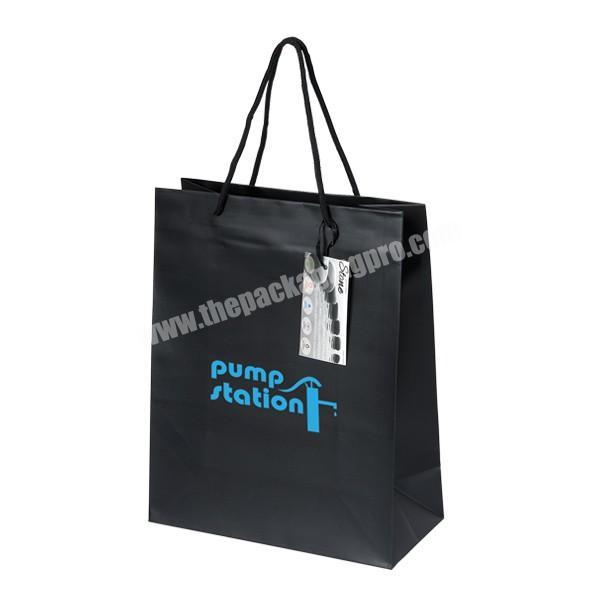 2019 High Quality Kraft Paper Brown Shopping Bags with Handles