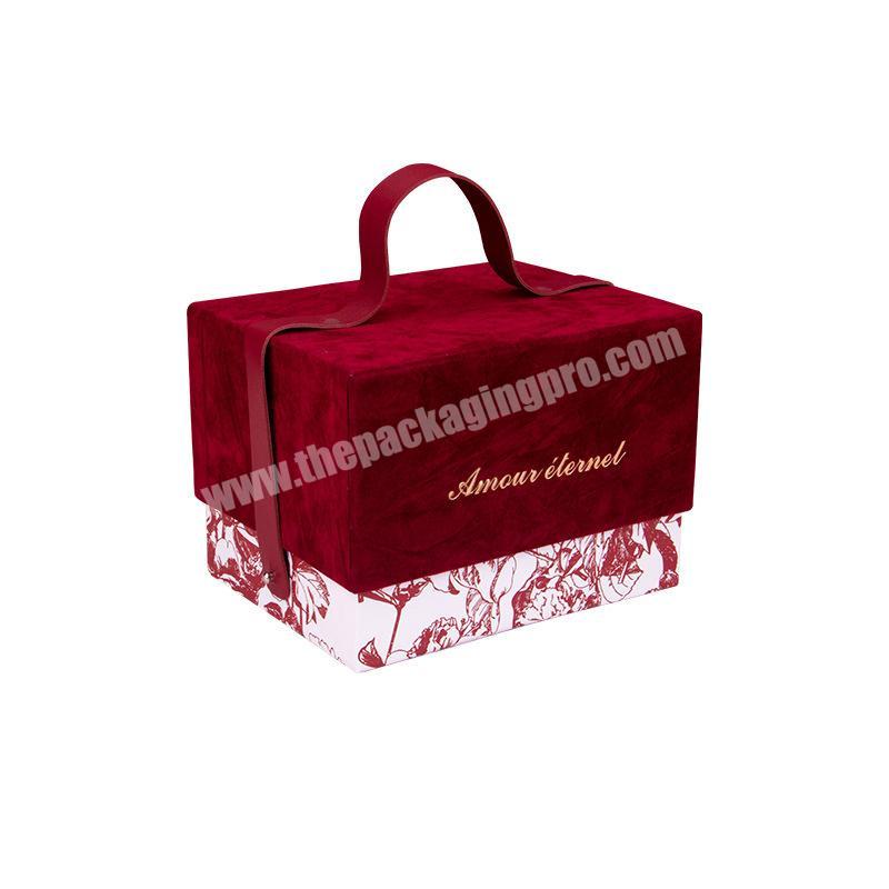 2021 High Quality Customizable Small Fresh Christmas Gift Packaging Box Custom Beauty Wedding Gift Box Favors Candy box